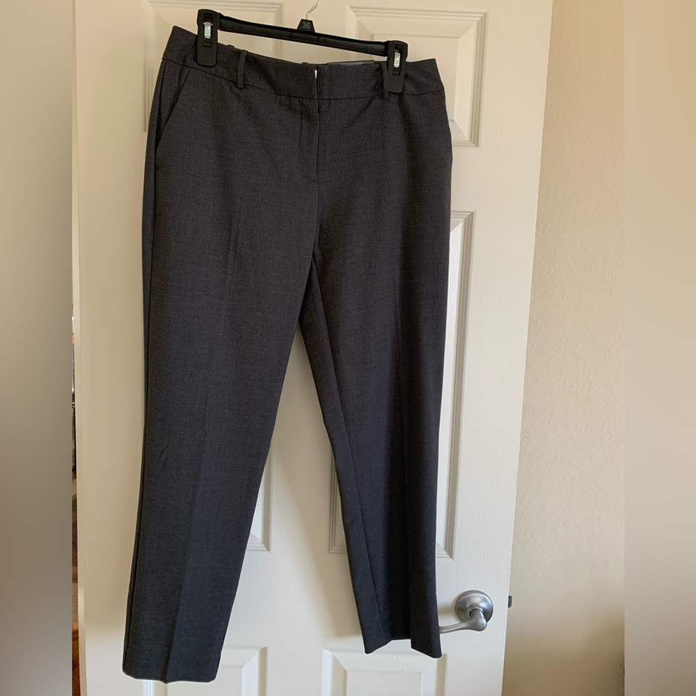 Worthington Admiral Grey Heather work pants. Size 8L.